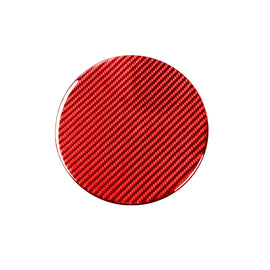 Carbon Fiber Car Fuel Tank Cap Decorative Sticker for Toyota Tundra 2014-2018,Left and Right Drive Universal, Fuel Tank Cap