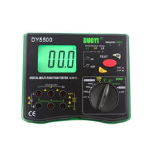 Load image into Gallery viewer, DUOYI DY5500 Car 4 in 1 Digital Multifunction Resistance Tester Insulation Earth Multimeter, DY5500