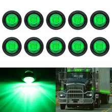 Load image into Gallery viewer, 10 PCS MK-009 3/4 inch Car / Truck 3LEDs Side Marker Indicator Lights Bulb Lamp, MK-009(Red Light), MK-009(Blue Light), MK-009(Green Light), MK-009(White Light), MK-009(Yellow Light)