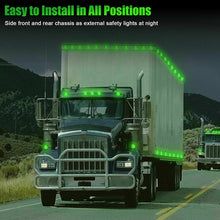 Load image into Gallery viewer, 10 PCS MK-009 3/4 inch Car / Truck 3LEDs Side Marker Indicator Lights Bulb Lamp, MK-009(Red Light), MK-009(Blue Light), MK-009(Green Light), MK-009(White Light), MK-009(Yellow Light)