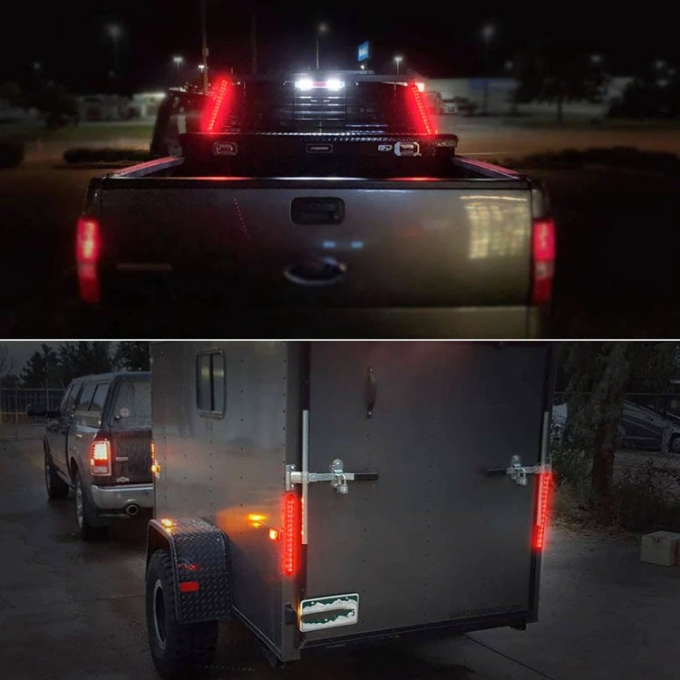 MK-013 Spotlight Dynamic Car Tail Light Signal Lamp Indicator Strobe Flashing Warning Light 12-24V, MK-013