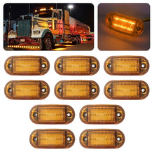 Load image into Gallery viewer, 10 PCS MK-019 Car / Truck 6LEDs Side Marker Indicator Lights Bulb Lamp, MK-019 (Red Light), MK-019 (White Light), MK-019 (Yellow Light)