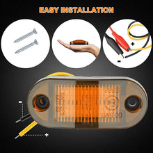 Load image into Gallery viewer, 10 PCS MK-019 Car / Truck 6LEDs Side Marker Indicator Lights Bulb Lamp, MK-019 (Red Light), MK-019 (White Light), MK-019 (Yellow Light)