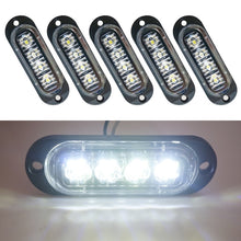 Load image into Gallery viewer, 5 PCS MK-087 Car / Truck 4LEDs Side Marker Indicator Lights Bulb Lamp, MK-087(Blue Light), MK-087(Green Light), MK-087(Red Light), MK-087(White Light), MK-087(Yellow Light)