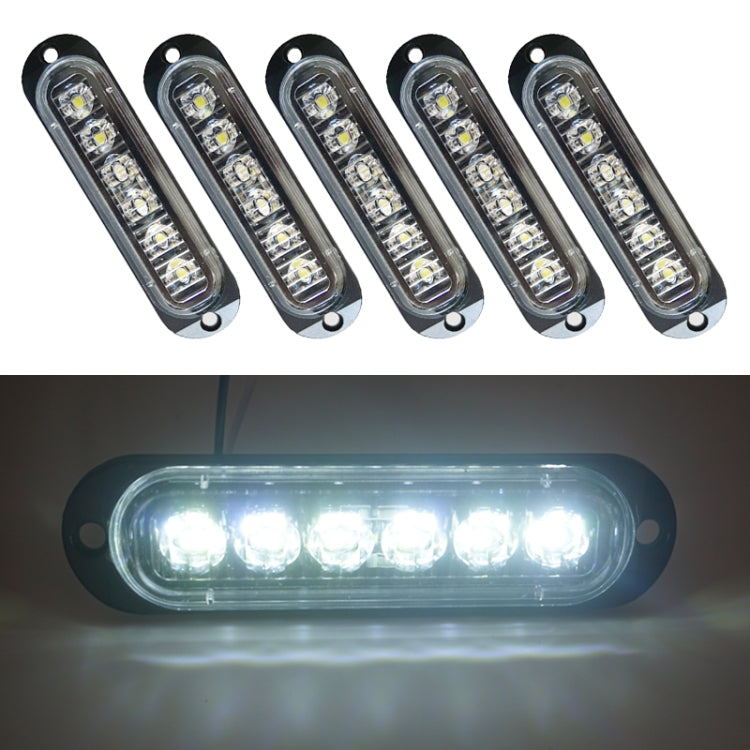 5 PCS MK-093 Car / Truck 6LEDs Side Marker Indicator Lights Bulb Lamp, MK-093(Yellow Light), MK-093(Blue Light), MK-093(Green Light), MK-093(Red Light), MK-093(White Light)