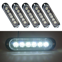 Load image into Gallery viewer, 5 PCS MK-093 Car / Truck 6LEDs Side Marker Indicator Lights Bulb Lamp, MK-093(Yellow Light), MK-093(Blue Light), MK-093(Green Light), MK-093(Red Light), MK-093(White Light)