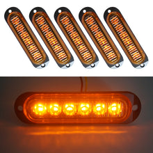 Load image into Gallery viewer, 5 PCS MK-093 Car / Truck 6LEDs Side Marker Indicator Lights Bulb Lamp, MK-093(Yellow Light), MK-093(Blue Light), MK-093(Green Light), MK-093(Red Light), MK-093(White Light)