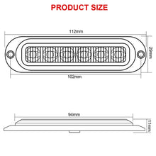 Load image into Gallery viewer, 5 PCS MK-093 Car / Truck 6LEDs Side Marker Indicator Lights Bulb Lamp, MK-093(Yellow Light), MK-093(Blue Light), MK-093(Green Light), MK-093(Red Light), MK-093(White Light)