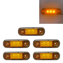 Load image into Gallery viewer, 5 PCS MK-327 Car / Truck 3LEDs Side Marker Indicator Light Tail Light, MK-327(Red Light), MK-327(White Light), MK-327(Yellow Light)