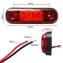 Load image into Gallery viewer, 5 PCS MK-327 Car / Truck 3LEDs Side Marker Indicator Light Tail Light, MK-327(Red Light), MK-327(White Light), MK-327(Yellow Light)
