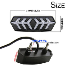 Load image into Gallery viewer, 2 PCS KC670 Motorcycle Integrated Flashing Turn Signal Brake Tail Light for Honda MSX125 CBR650F CTX700, KC670