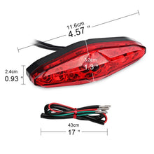 Load image into Gallery viewer, 2 PCS KC-WD-NEW-3X Motorcycle LED Brake Light Running Lamp, Running Lamp, KC-WD-NEW-3X
