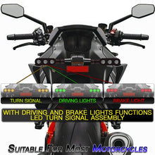 Load image into Gallery viewer, 2 PCS KC050 Motorcycle LED Turn Signal Running Brake Light, KC050