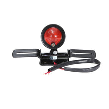 Load image into Gallery viewer, 2 PCS KC-WD-FGZXD Motorcycle Retro Round Brake Light with License Plate Holder, Brake Light