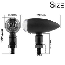 Load image into Gallery viewer, 2 PCS KC805 Motorcycle Retro Metal Turn Signal Light