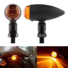 Load image into Gallery viewer, 2 PCS KC805 Motorcycle Retro Metal Turn Signal Light