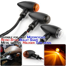 Load image into Gallery viewer, 2 PCS KC805 Motorcycle Retro Metal Turn Signal Light