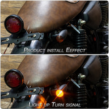 Load image into Gallery viewer, 2 PCS KC805 Motorcycle Retro Metal Turn Signal Light