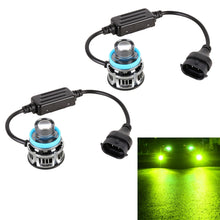 Load image into Gallery viewer, 1 Pair H11 27W / DC12V Car Aluminum Alloy LED Headlight, H11 (Blue Light), H11 (Gold Light), H11 (Lime Green), H11 (White Light)