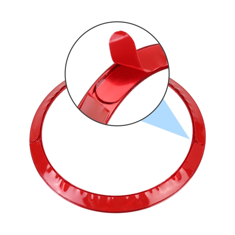 Car Steering Wheel Decorative Ring Cover for Mercedes-Benz,Inner Diameter: 5.6cm, 5.6cm (Silver), 5.6cm (Blue), 5.6cm (Red)