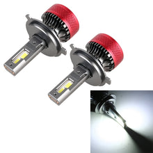 Load image into Gallery viewer, 1 Pair H4 DC12V 65W 6000K 6500LM LED Car Headlights, H4