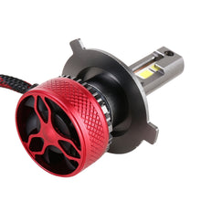 Load image into Gallery viewer, 1 Pair H4 DC12V 65W 6000K 6500LM LED Car Headlights, H4