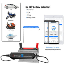 Load image into Gallery viewer, KONNWEI BK100 X431 BST360 Car Bluetooth Battery Tester, BK100 (Black), BK100