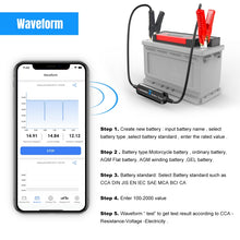 Load image into Gallery viewer, KONNWEI BK100 X431 BST360 Car Bluetooth Battery Tester, BK100 (Black), BK100
