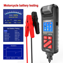 Load image into Gallery viewer, KONNWEI KW720 Car 3.2 inch 6V-24V Lead-acid Battery Tester with Printer, KW720