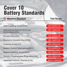 Load image into Gallery viewer, KONNWEI KW720 Car 3.2 inch 6V-24V Lead-acid Battery Tester with Printer, KW720