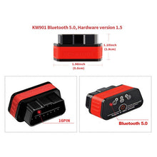 Load image into Gallery viewer, KONNWEI KW901 Android Phone OBD2 Car Bluetooth 5.0 Diagnostic Scan Tools, Bluetooth 5.0