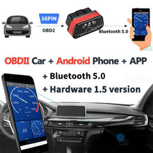 Load image into Gallery viewer, KONNWEI KW901 Android Phone OBD2 Car Bluetooth 5.0 Diagnostic Scan Tools, Bluetooth 5.0