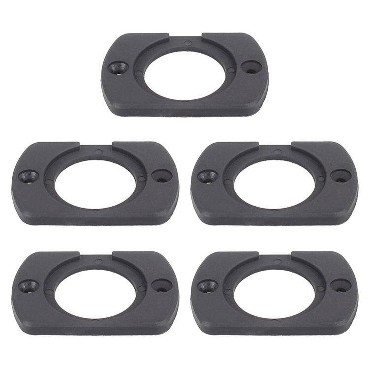 5 PCS 1 Hole Car Modified USB Charging Voltmeter Cigarette Lighter Panel, 1 Hole