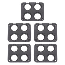 Load image into Gallery viewer, 5 PCS 4-Hole Car Modified USB Charging Voltmeter Cigarette Lighter Panel, 4-Hole