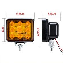 Load image into Gallery viewer, 2 PCS ZS-7013 3 inch 9LEDs Strobe Waterproof Car / Truck Warning Light