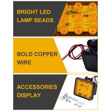 Load image into Gallery viewer, 2 PCS ZS-7013 3 inch 9LEDs Strobe Waterproof Car / Truck Warning Light