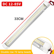 Load image into Gallery viewer, 2 PCS ZS-3332 12-85V High Bright 72LEDs RV Dome Light Cabin Light Bar, ZS-3332