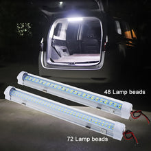 Load image into Gallery viewer, 2 PCS ZS-3332 12-85V High Bright 72LEDs RV Dome Light Cabin Light Bar, ZS-3332