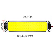 Load image into Gallery viewer, 2 PCS ZS-3343 DC12-24V High Bright 108 COB Lamp Beads Car Dome Light Cabin Light Bar, ZS-3343