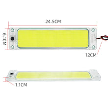 Load image into Gallery viewer, 2 PCS ZS-3347 DC12-24V High Bright 108 COB Lamp Beads Car Dome Light Cabin Light Bar, ZS-3347