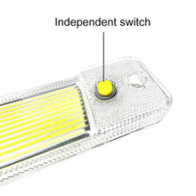 Load image into Gallery viewer, 2 PCS ZS-3348 DC12-24V High Bright 84 COB Lamp Beads Car Dome Light Cabin Light Bar, ZS-3348