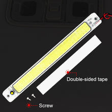 Load image into Gallery viewer, 2 PCS ZS-3348 DC12-24V High Bright 84 COB Lamp Beads Car Dome Light Cabin Light Bar, ZS-3348