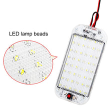 Load image into Gallery viewer, 2 PCS ZS-3350 DC12-85V High Bright 48LEDs Lamp Beads Car Dome Light Cabin Light Bar, ZS-3350