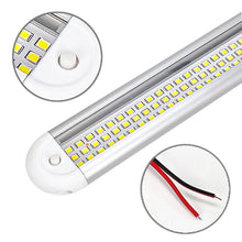 Load image into Gallery viewer, 2 PCS ZS-3385 DC12-85V High Bright 120LEDs Lamp Beads Car Dome Light Cabin Light Bar, ZS-3385