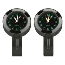 Load image into Gallery viewer, Motorcycle 22-25mm Handlebar Clock Quartz Watch with Lock, Quartz Watch (Black), Quartz Watch (Silver)