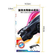 Load image into Gallery viewer, Car Mini Rear Wing with Light Solar Anti-collision Tail Light, Mini Rear Wing