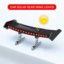 Load image into Gallery viewer, Car Mini Rear Wing with Light Solar Anti-collision Tail Light, Mini Rear Wing