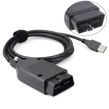 Load image into Gallery viewer, HEX ATMEGA162+16V8B+FT232RQ VAG 24.7 OBD2 Test Cable for Volkswagen / Audi, English 23.3.0