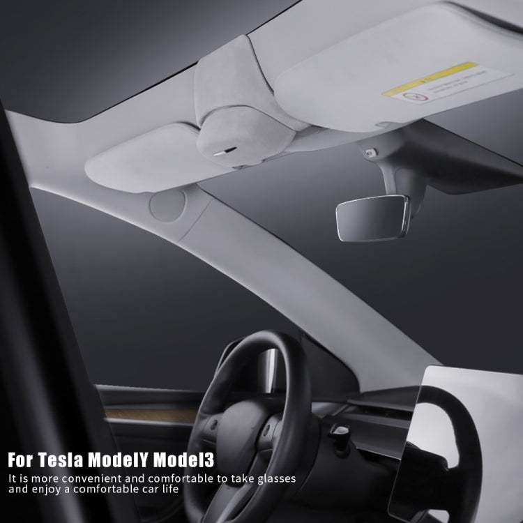 Car Ordinary Version Sunglasses Storage Box for Tesla Model Y 2019-2023, Ordinary Version for Tesla Model Y