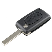 Load image into Gallery viewer, For PEUGEOT 2 Buttons Intelligent Remote Control Car Key with PCF7961 Integrated Chip &amp; Battery &amp; Holder &amp; Slotted Key Blade &amp; FSK Signal, Frequency: 433MHz, For PEUGEOT FSK Signal